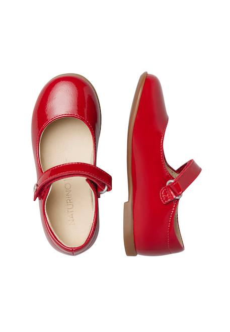 Ballerines en vernis darling Beige-+Bordeaux+Noir-+Rouge 19 - vertbaudet enfant 