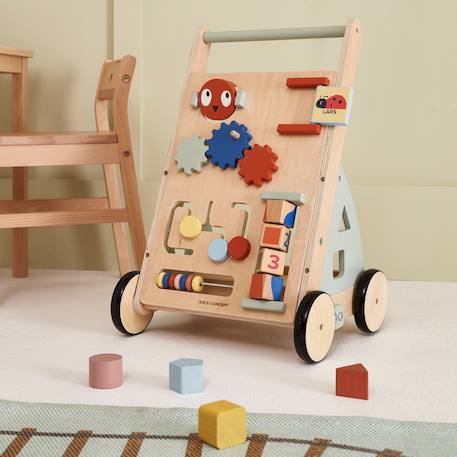 Chariot multi-activités edvin Bleu, orange, jaune 6 - vertbaudet enfant 