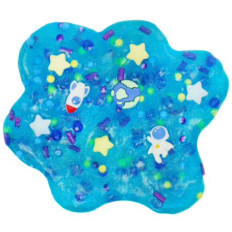 Slime bleu Cosmic Matter avec charms de l’espace – Crazy Aaron’s Slime Charmers Blue 2 - vertbaudet enfant 