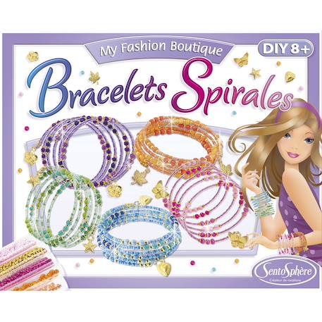Diy bracelets spirales Violet 3 - vertbaudet enfant 