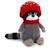 Peluche Raton laveur avec bonnet rouge – Life Collection Grey 1 - vertbaudet enfant 