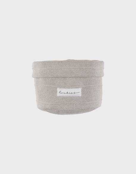 Panier de rangement en tricot bio Beige+Marron+Rose+Vert 1 - vertbaudet enfant 