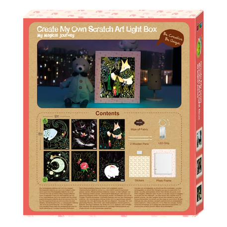 Scratch art - cadre lumineux Multicolor 6 - vertbaudet enfant 