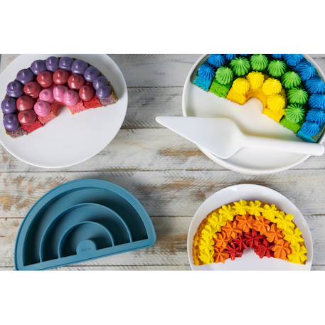 Set de pâtisserie Rainbow Nature Bleu – dëna Blue 6 - vertbaudet enfant 