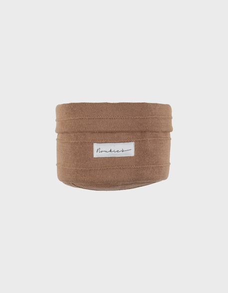 Panier de rangement en tricot bio Beige+Marron+Rose+Vert 5 - vertbaudet enfant 