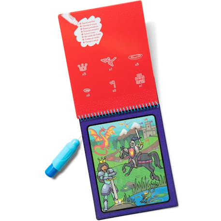Livre de coloriage pour enfant Water Wow - Aventure Bleu 2 - vertbaudet enfant 