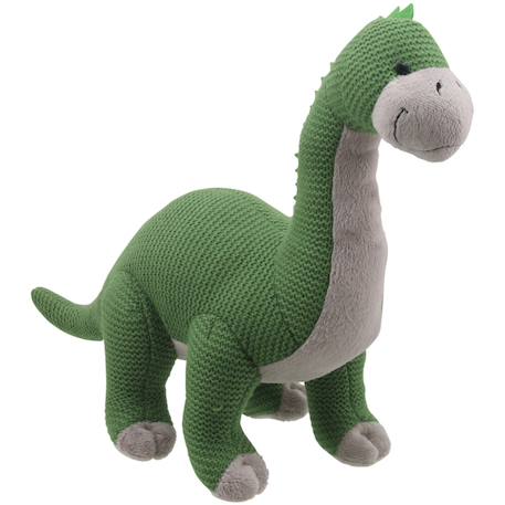 Peluche Brontosaure tricotée – Grand modèle Green 1 - vertbaudet enfant 