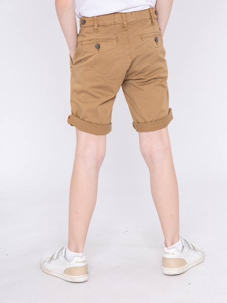 Bermuda chino bolster garçon Beige+Bleu ciel+Cognac+Marron 10 - vertbaudet enfant 