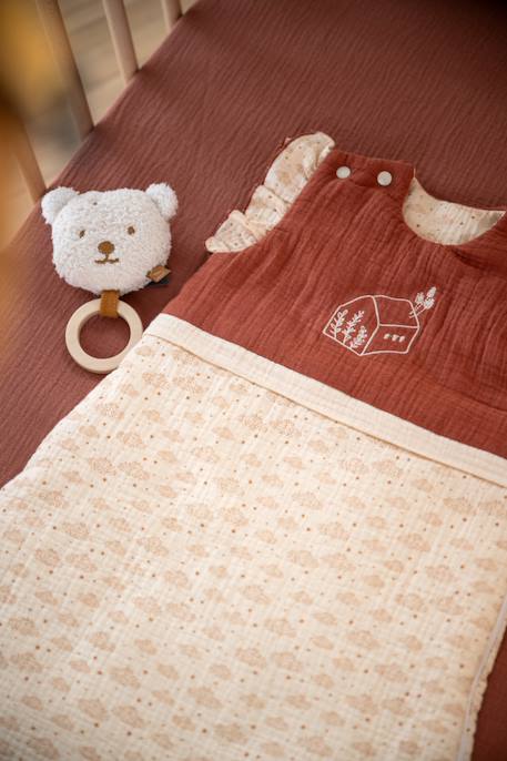Hochet ours avec anneau en bois - orsino Beige/marron+Marron 3 - vertbaudet enfant 