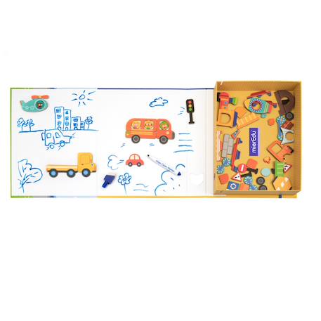 Mallette magnétique éducative 57 aimants – Jeu créatif et nomade pour enfants Multicolor 2 - vertbaudet enfant 
