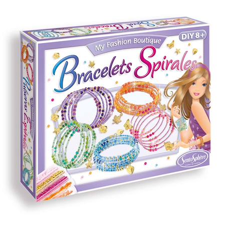 Diy bracelets spirales Violet 1 - vertbaudet enfant 
