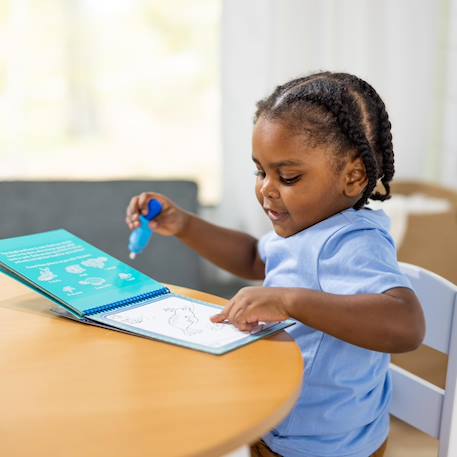 Livre de coloriage pour enfant Water Wow - Sous la mer Bleu 4 - vertbaudet enfant 