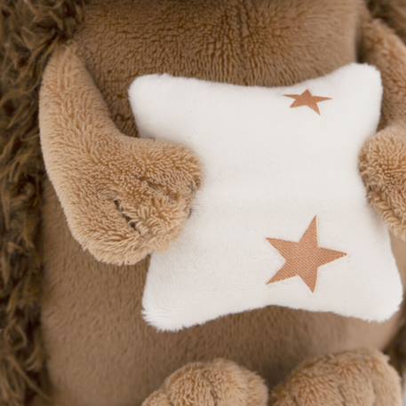 Peluche hérisson avec bonnet de nuit - 20 cm Brown 5 - vertbaudet enfant 