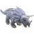 Peluche Triceratops tricoté bleu – Grand modèle Blue 1 - vertbaudet enfant 