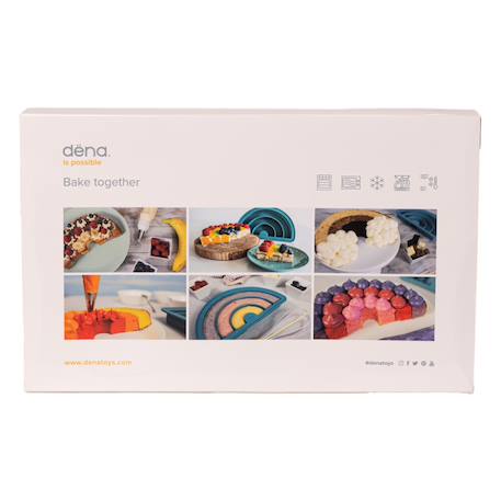 Set de pâtisserie Rainbow Nature Bleu – dëna Blue 4 - vertbaudet enfant 