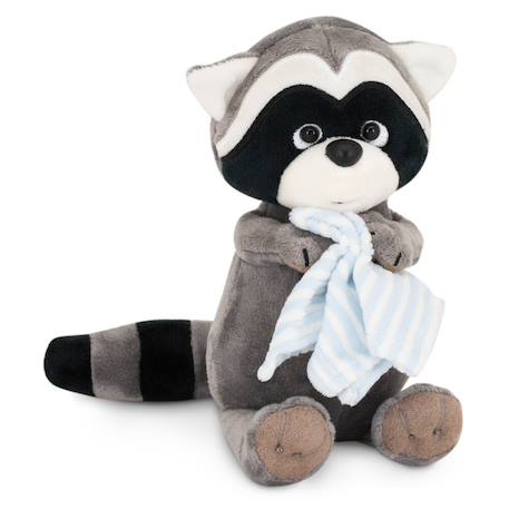 Peluche Raton Laveur avec serviette – Life Collection Grey 1 - vertbaudet enfant 