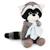 Peluche Raton Laveur avec serviette – Life Collection Grey 1 - vertbaudet enfant 