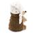 Peluche hérisson avec bonnet de nuit - 20 cm Brown 3 - vertbaudet enfant 