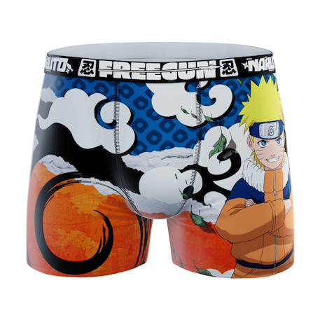 Lot de 2 boxers  naruto classic naruto Bleu/orange/noir/blanc 5 - vertbaudet enfant 