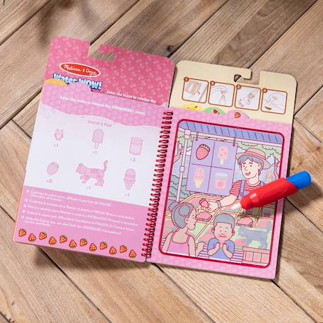 Livre de coloriage pour enfant Water Wow - Fruits Rouge 6 - vertbaudet enfant 