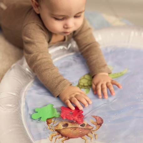 Tapis d'eau “Amis de la mer” Marron, bleu, vert 5 - vertbaudet enfant 