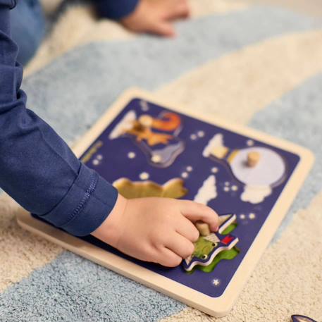 Puzzle dès 12 mois Bleu, marron, vert 4 - vertbaudet enfant 