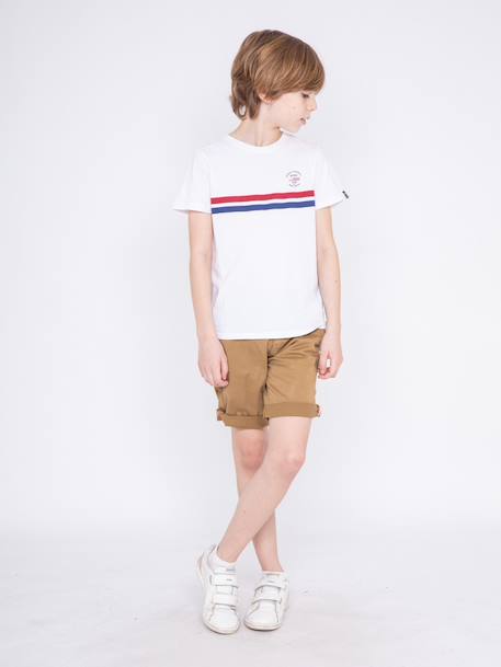 Bermuda chino bolster garçon Beige+Bleu ciel+Cognac+Marron 12 - vertbaudet enfant 