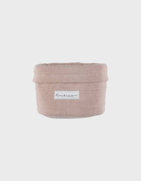 Panier de rangement en tricot bio Beige+Marron+Rose+Vert 10 - vertbaudet enfant 