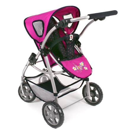 La poussette combinée 3 en 1 emotion 'all in' pour poupons Multicolore+Noir et rose+Rose+Rose et bleu+Rose et gris+Rose fuschia+Violet+Violet étoiles 34 - vertbaudet enfant 