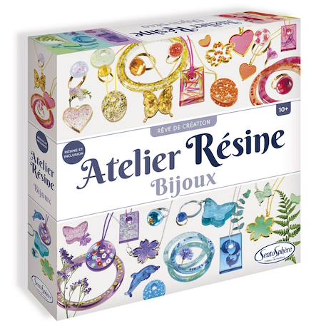 Atelier résine bijoux Blanc 1 - vertbaudet enfant 