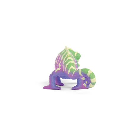 L'école des animaux magiques - caspar le caméléon Vert et violet 3 - vertbaudet enfant 