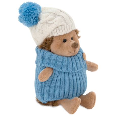 Peluche Hérisson avec chapeau blanc et bleu – Life Collection Multicolor 2 - vertbaudet enfant 