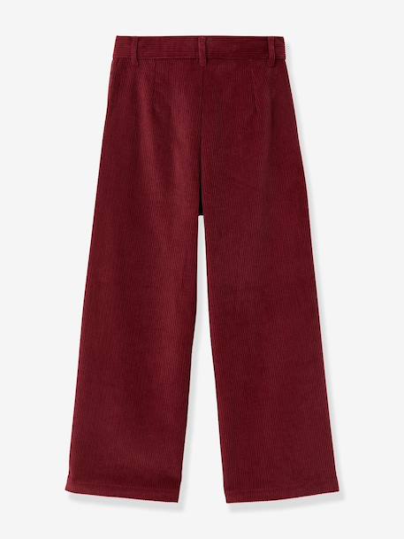 Pantalon large beige+framboise+marine 6 - vertbaudet enfant 