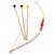 Arc démonté + 3 flèches en boîte cible Beige 2 - vertbaudet enfant 
