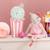 Hochet peluche glace à la menthe Vert d'eau, rose 3 - vertbaudet enfant 