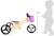 Draisienne tricycle 2 en 1 Rose 4 - vertbaudet enfant 
