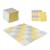 Tapis de jeu puzzle pour enfants - mousse douce et antidérapante Jaune+Noir 1 - vertbaudet enfant 