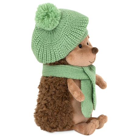 Peluche hérisson avec béret vert 18 cm Brown 2 - vertbaudet enfant 
