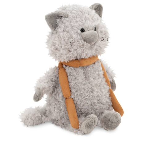 Peluche chat avec saucisses 25 cm Grey 2 - vertbaudet enfant 