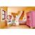 Chambre à coucher pour maison de poupée Rose, blanc, beige 3 - vertbaudet enfant 