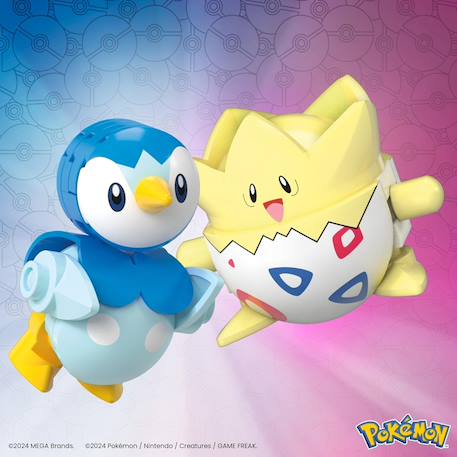 Mega coffret pokémon togepi et tiplouf Multicolore 4 - vertbaudet enfant 