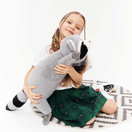 Peluche raton laveur 58 cm Grey 6 - vertbaudet enfant 