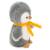 Peluche pingouin 18 cm Grey 2 - vertbaudet enfant 