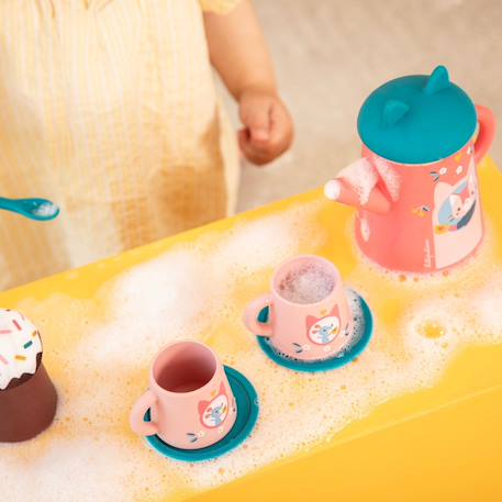 Set de thé pour le bain jeanne Rose, bleu, marron 2 - vertbaudet enfant 