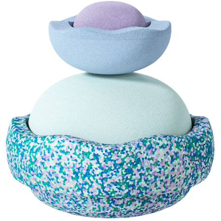 Jeu de motricité stapelstein inside set cool pastel Rouge clair, orange clair, jaune clair, vert clair, bleu clair, violet clair, super chaud, super coo 1 - vertbaudet enfant 