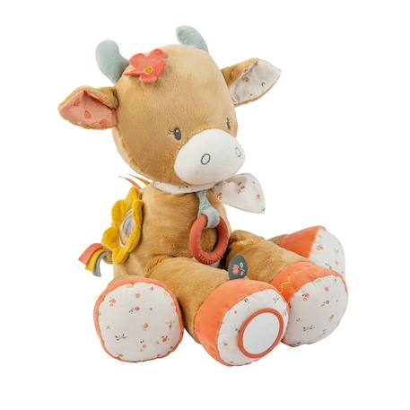 Peluche d'activité vache mila 45 cm Orange 1 - vertbaudet enfant 