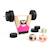 Jeu d'ambiance woody builder Rose 1 - vertbaudet enfant 