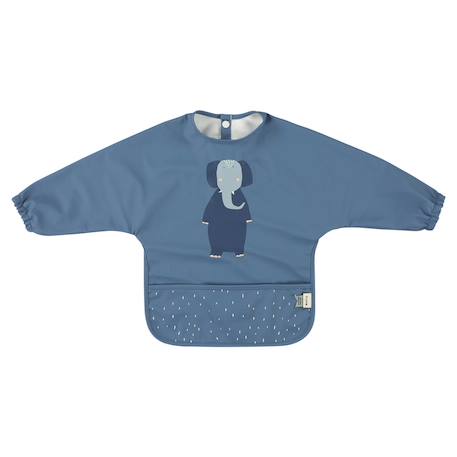 Bavoir à manches imperméable Bleu 1 - vertbaudet enfant 