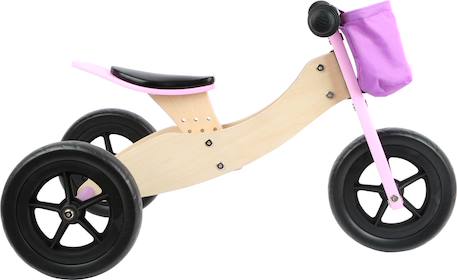 Draisienne tricycle 2 en 1 maxi Rose 2 - vertbaudet enfant 
