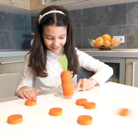 Jeu en bois coupe la carotte Orange 4 - vertbaudet enfant 